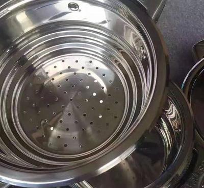 不銹鋼材質四件套廚房用具湯鍋一個煎鍋 開水壺批發