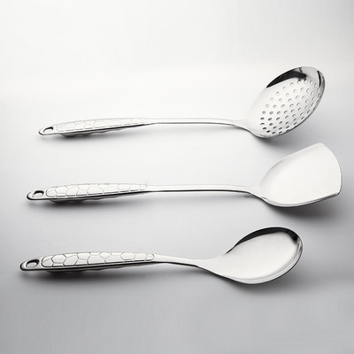 供應烹飪勺鏟 全不銹鋼廚具套裝 禮品廚具七件套 廚房用具批發0